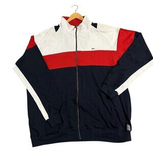 A. Tiziano Ralph Track Jacket Size 5X Red Blue White Zip Up NWT